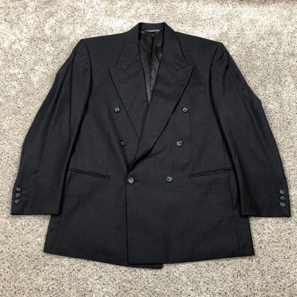 Maurizio Baldassari Blazer Mens 40R Grey Loro Piana Wool Sport Coat Jacket